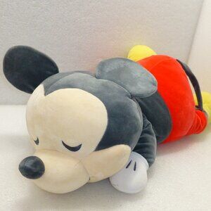 Large Mickey Mouse cuedleez plush Disney stuffed animal pillow 23"